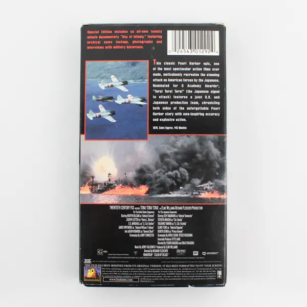 Tora! Tora! Tora! Special Edition VHS 20th Century Fox Richard Fleischer