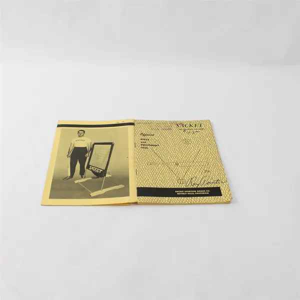 Sacket Ballgame 1956 Official Rules Equipment Booklet PE Class 