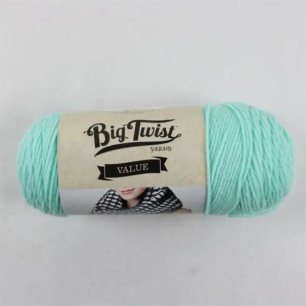 Lot of 2 Red Heart Baby Econo 7261 Big Twist Light Teal Yarn