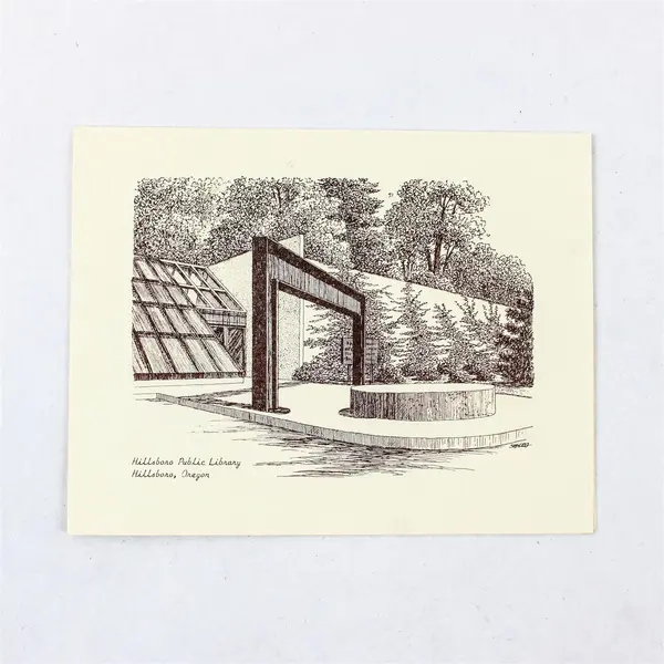 Lot of 15 Vintage Hometown Prints Hillsboro Oregon Note Cards w/Envelopes