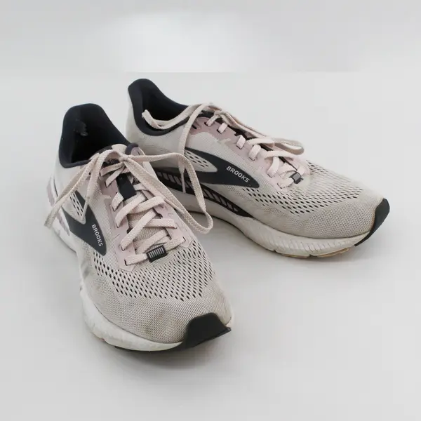 Brooks Gray Blue Launch GTS 7 Lace Up Running Sneakers Shoes Women's Size 9
