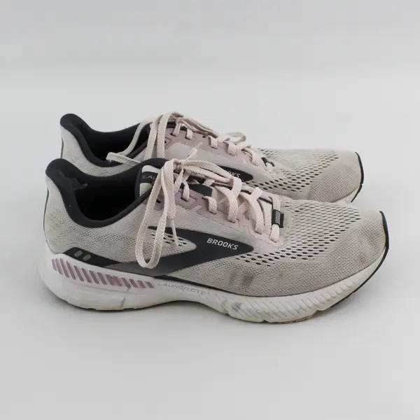 Brooks Gray Blue Launch GTS 7 Lace Up Running Sneakers Shoes Women's Size 9