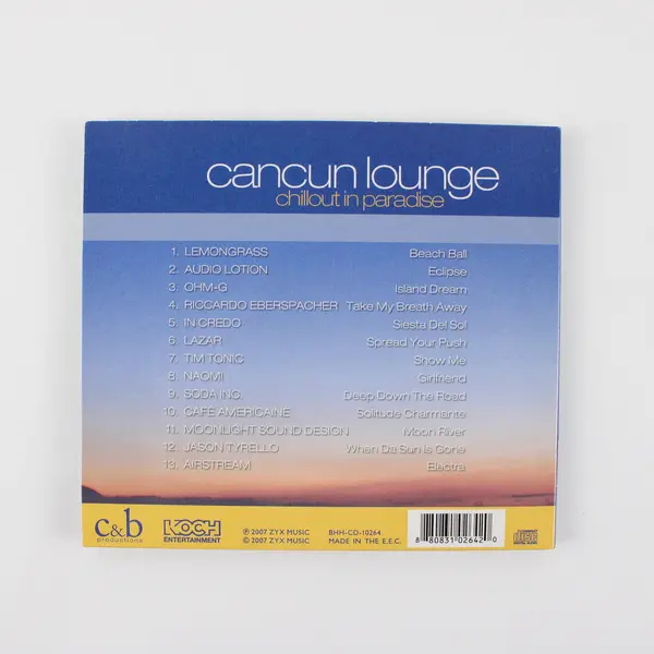 2007 Music CD by Various Artists Titled Cancun Lounge Chillout in Paradise Good