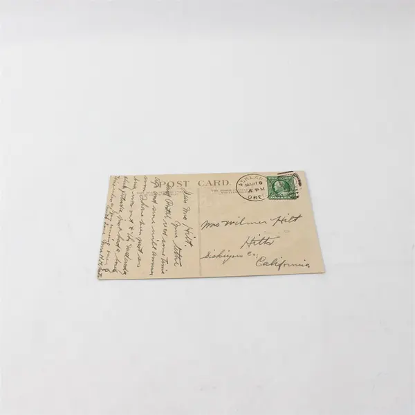 Vintage St. Patrick's Day Clover Greetings Crossed Pipes Embossed Postcard