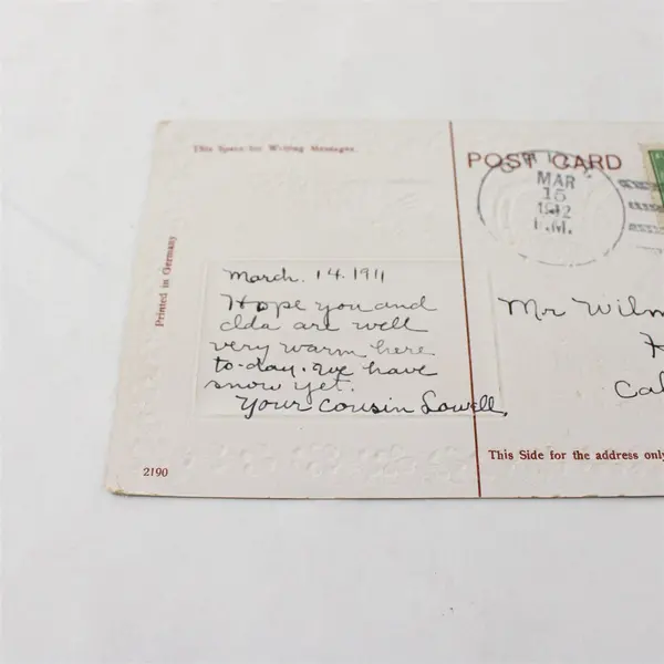 Vintage St. Patrick's Day Shure And I Wish You Well Embossed Postcard 