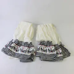 Set of 2 Handmade Retro Chicken Print Kitschy Cafe Curtains 29" x 35"
