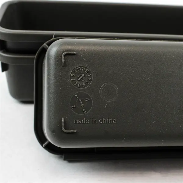 Lot of 4 Madesmart Interlocking Storage Containers Granite Gray
