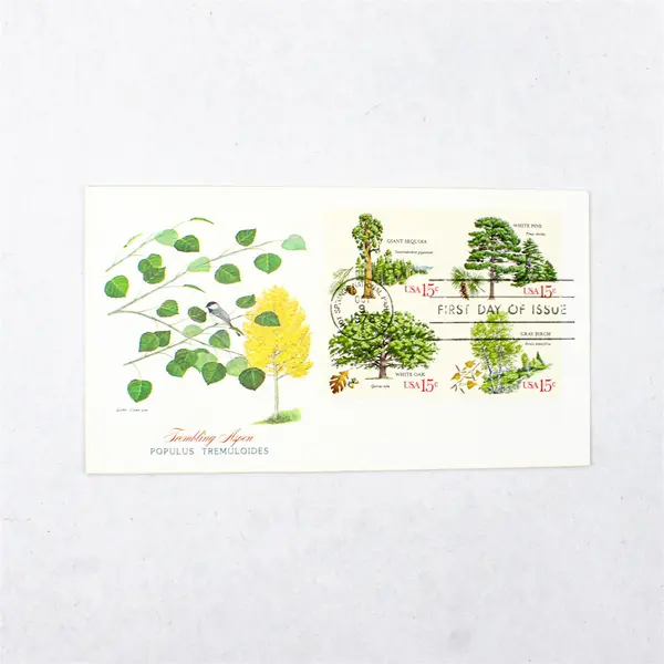 Set Of 5 Trees Of America 1978 FDC Fleetwood Birds And Trees SC #1764-67