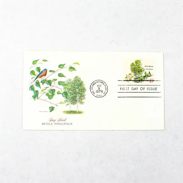 Set Of 5 Trees Of America 1978 FDC Fleetwood Birds And Trees SC #1764-67