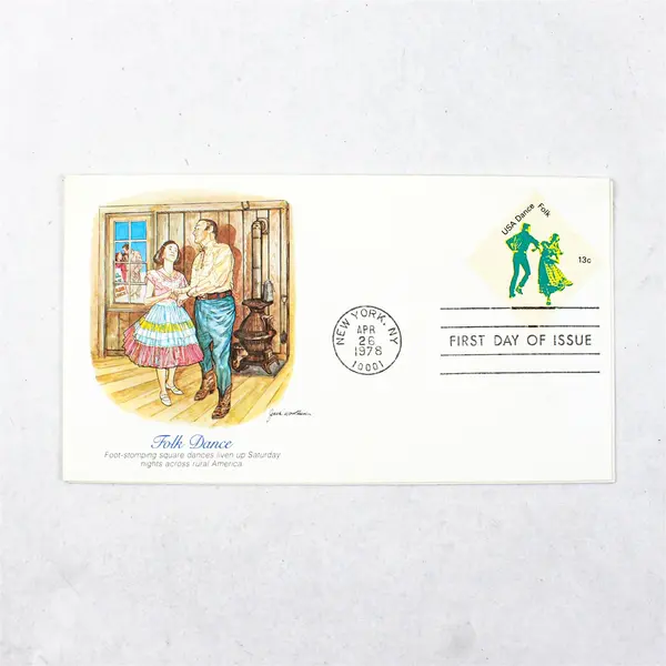 Set Of 5 Dance Stamp 1978 FDC Fleetwood Cachet SC #1749-52