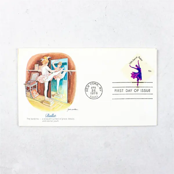 Set Of 5 Dance Stamp 1978 FDC Fleetwood Cachet SC #1749-52