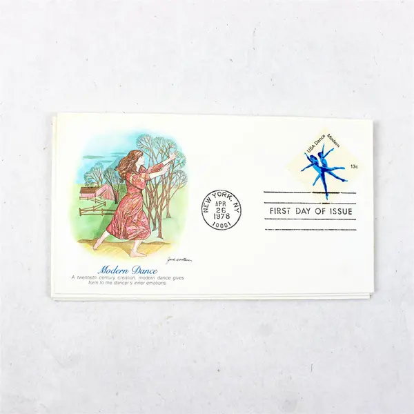 Set Of 5 Dance Stamp 1978 FDC Fleetwood Cachet SC #1749-52