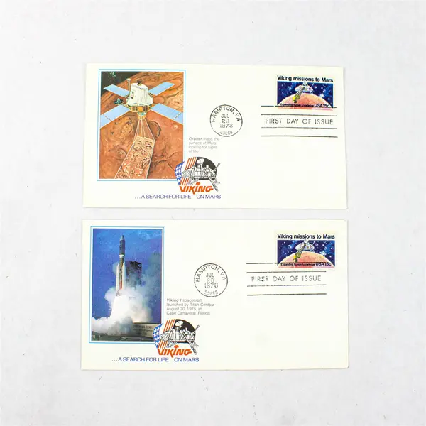 Set Of 7 Viking Mars Mission Stamp SC #1759 FDC Fleetwood Cachet 1978