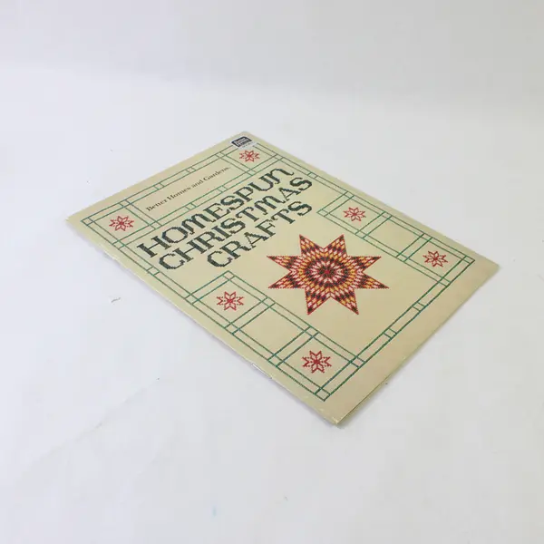 1988 Better Homes & Gardens Homespun Christmas Crafts 6th Printing PB