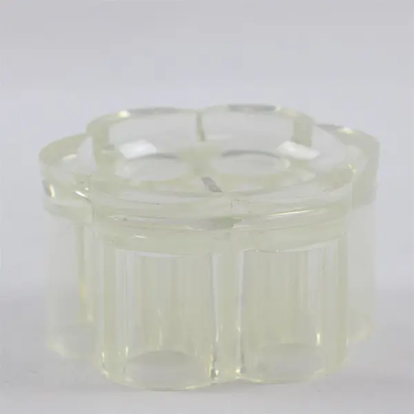 Round Clear Acrylic Bathroom Organizer Vanity Countertop 4in