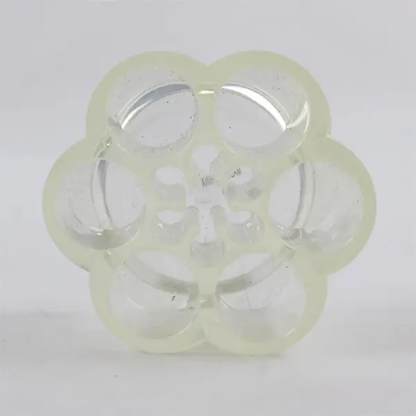 Round Clear Acrylic Bathroom Organizer Vanity Countertop 4in