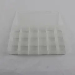 Frosted Plastic 18-Compartment Storage Box Organizer 05-408