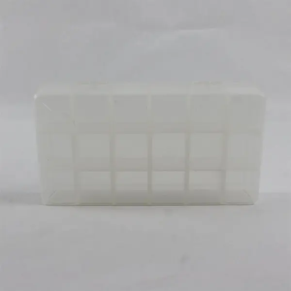 Frosted Plastic 18-Compartment Storage Box Organizer 05-408