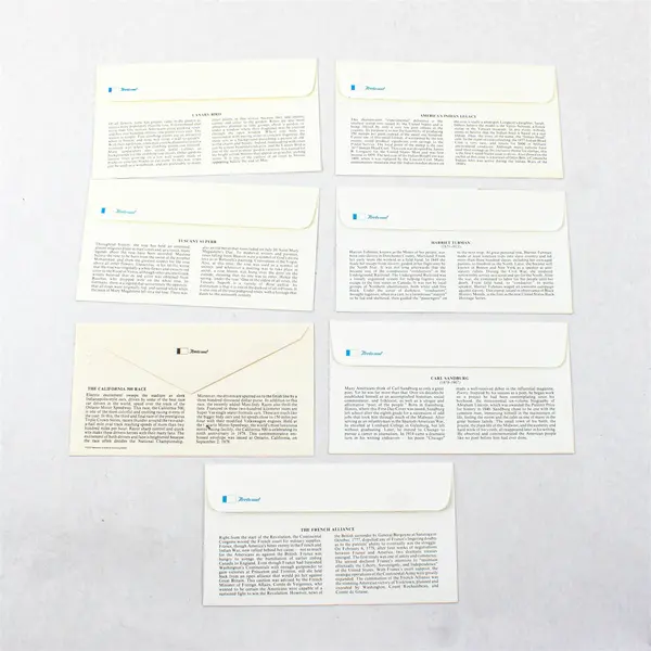 Lot Of 7 Fleetwood Cachet 1978 Stamp First Day Covers