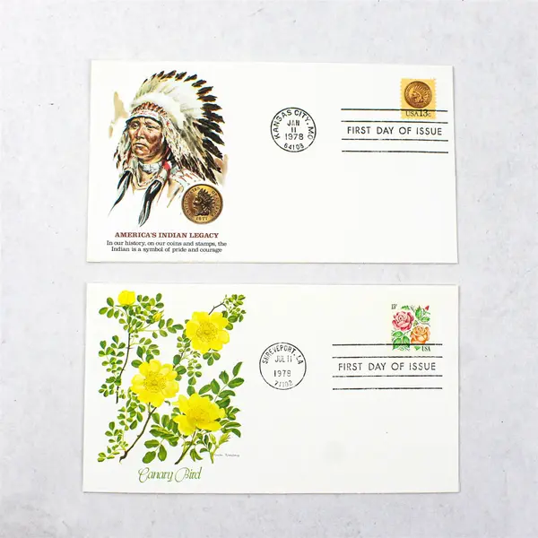 Lot Of 7 Fleetwood Cachet 1978 Stamp First Day Covers