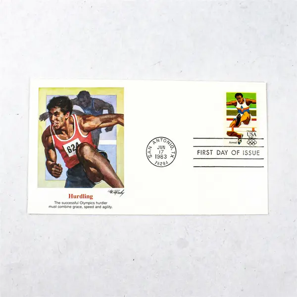 Set of 5 1983 Olympics First Day Covers Fleetwood Cachet Scott C101-104