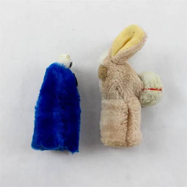 Lot of 2 Vintage Unbranded Finger Puppets