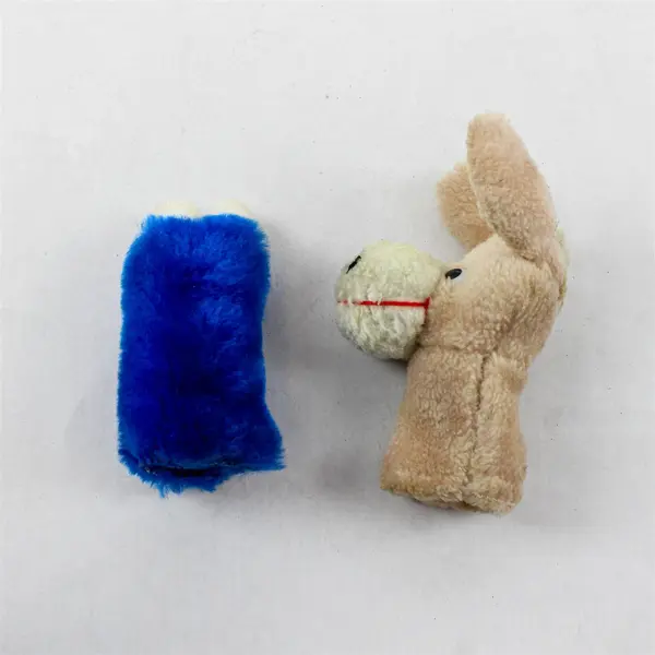 Lot of 2 Vintage Unbranded Finger Puppets