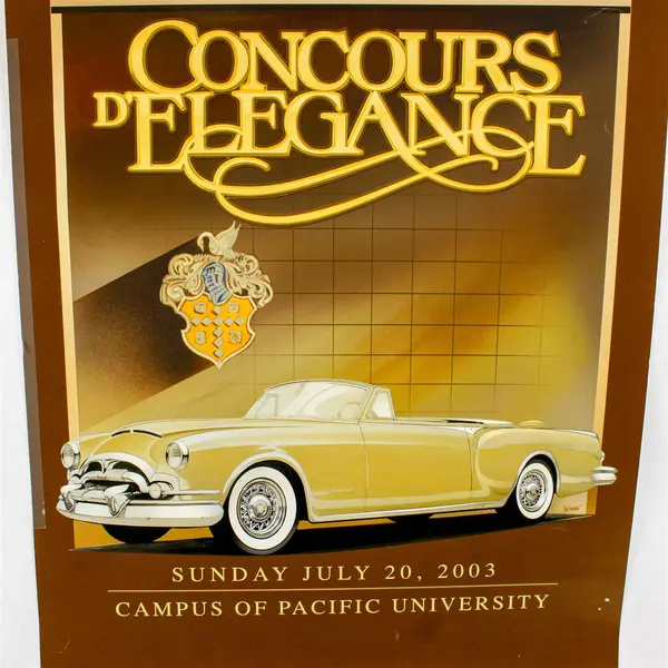 2003 Forest Grove Concours d’Elegance Oregon Classic Car Show Poster 18X25