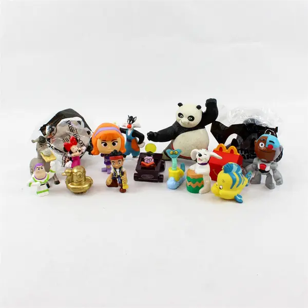 Mixed Lot of 16 New & Opened Fast Food Collectible Toys - McDonald's & More