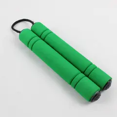 Greenbrier International Green Foam Nunchaku Cosplay Toy