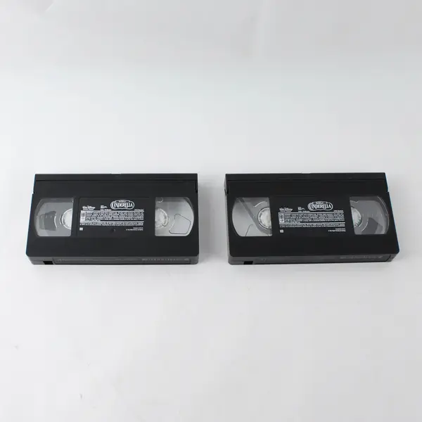 Lot of 2 Walt Disney Cinderella VHS 1995 Masterpiece #5265