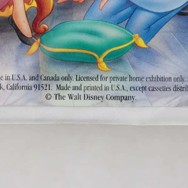 Lot of 2 Walt Disney Cinderella VHS 1995 Masterpiece #5265