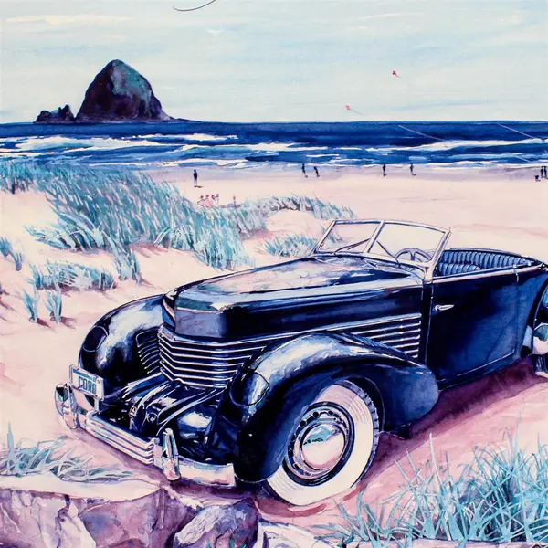 2010 Forest Grove Concours d’Elegance Oregon Classic Car Show Poster 19X25