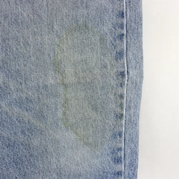 Lot of 2 Levi's 505 Men's 36x29 Light Wash Straight Leg Jeans Flaws