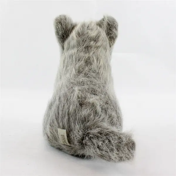 Vintage 1987 Squeezem's Gray Wolf Plush Toy - NO SOUND