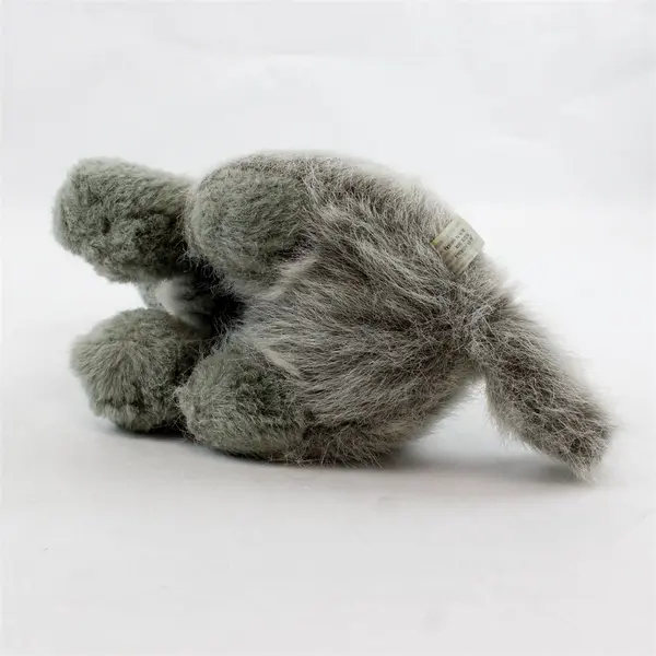 Vintage 1987 Squeezem's Gray Wolf Plush Toy - NO SOUND