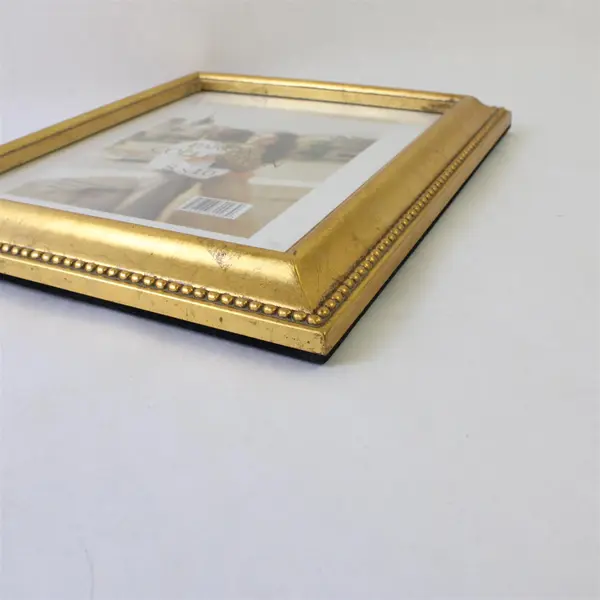 BP Industries Parisian Collection Gold Finish Tabletop Picture Frame 8"x10"