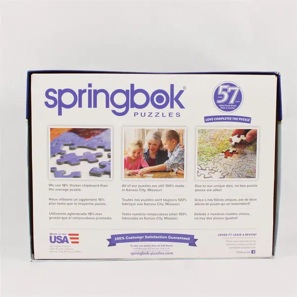 Springbok Winter Wonderland Round Jigsaw Puzzle 500-pc. 2021 #34-03009 