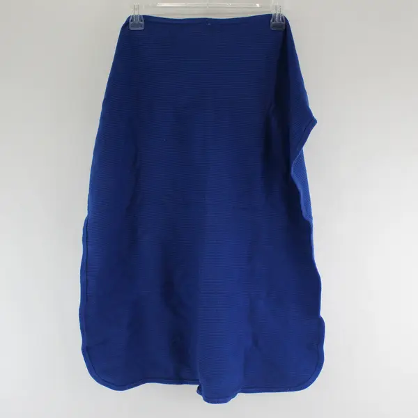 Gerber Solid Blue Cotton Receiving Swaddle Blanket FLAWED