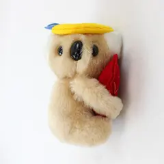 Vintage Russ Koala Plush 5" Holding I Wuv U Heart Stuffed Animal