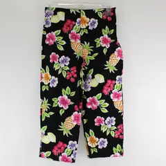 Briggs Petite Multicolor Floral Fruit Pattern Capri Pants Women's Size 2