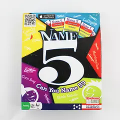NAME 5 Can You Name 5? Board Game 2010, Complete 