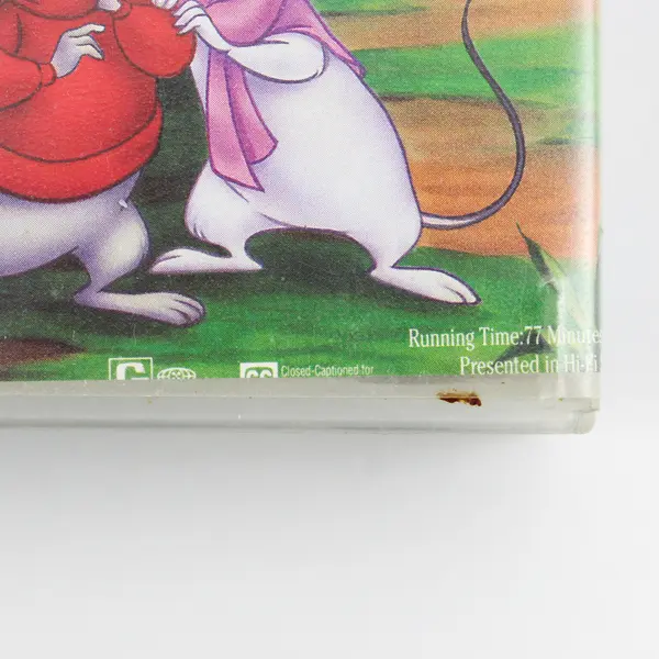 Disney's The Rescuers Down Under VHS Tape 