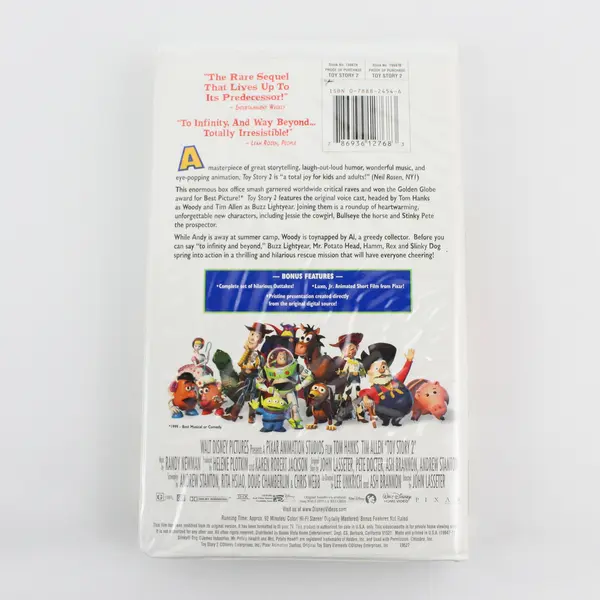 Walt Disney Pixar Toy Story 2 VHS Tape 1999 