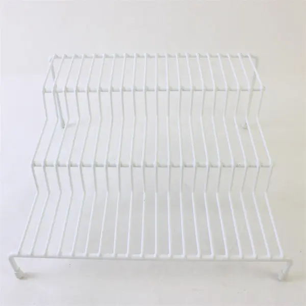 Nexgen 3 Tier White Wire Spice Storage Racks Set of 2