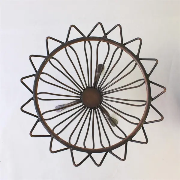 Copper Tabletop Torch Wire Holder Citronella Oil Outdoor Garden Decor