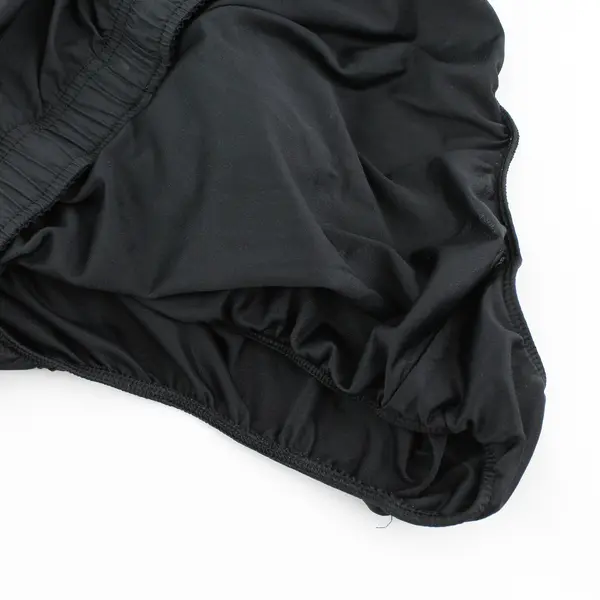 Nike Dri-FIT Women's Black Running Shorts White Trim Striped XL
