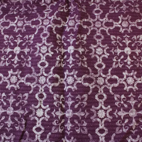 Anthology Purple Floral Pillowcase 25x21 100% Cotton