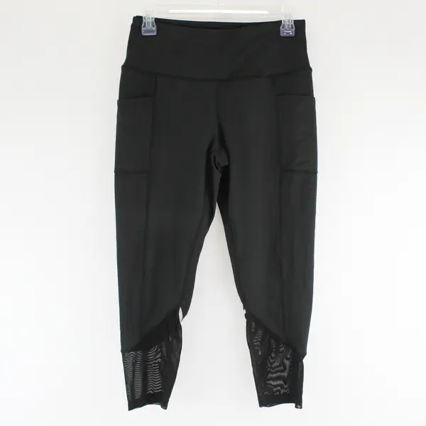 Tapout Black Activewear Capri Leggings Women's Medium