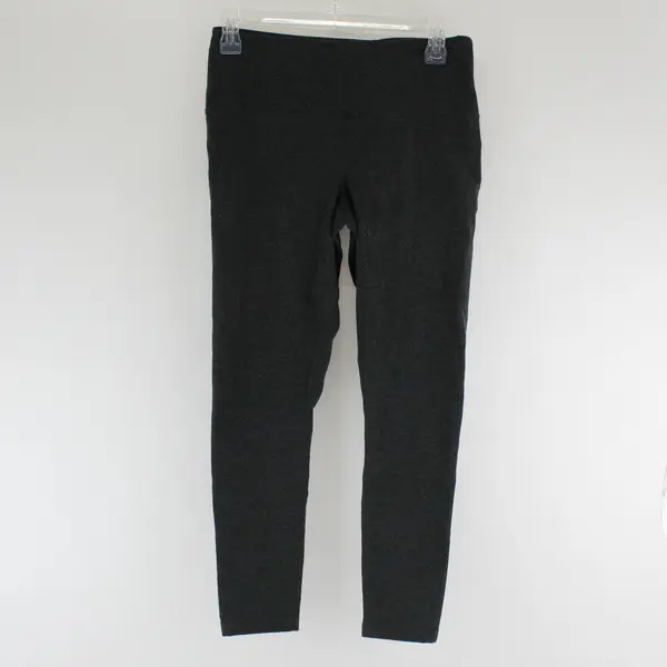 Velocity Charcoal Gray Activewear Leggings Women's Medium